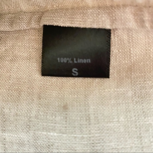 Jenni Kayne 100% Linen Tunic Top Women’s Small Lagenlook Button Front - Picture 7 of 8